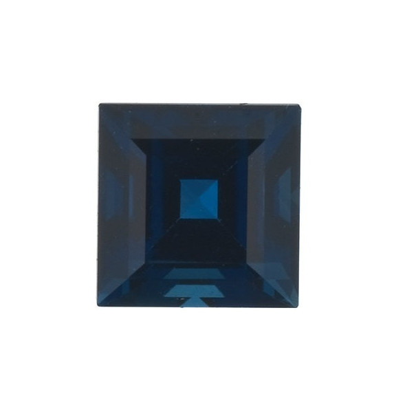 Zafír modrý štvorec 2 x 2 mm 0,06ct Step-cut ZFPSASP-2