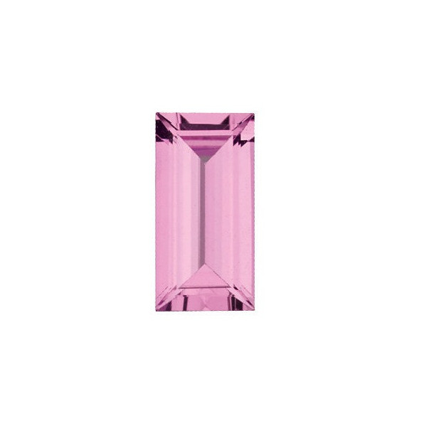 Zafír ružový rovná bageta 5 x 2,5 mm 0,3ct Fazetovaný ZFBFAARO-5-2