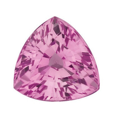 Zafír ružový trillion 4 x 4 mm 0,35ct Fazetovaný ZFTFAARO-4
