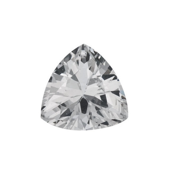 Zafír Biely trillion 4 x 4 mm 0,32ct Fazetovaný ZFTFAAC-4