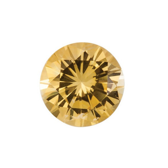 Zafír žltý okrúhly 3,5 mm 0,19ct Precision diamantový ZFRNAAYL-3,5