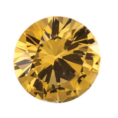 Zafír žltý okrúhly 2,25 mm 0,052ct Precision diamantový ZFRNAAAYL-2,25