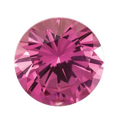 Zafír ružový okrúhly 3,5 mm 0,19ct Precision diamantový ZFRNAAARO-3,5