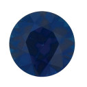 Zafír modrý okrúhly 3,5 mm, A, Diamantový