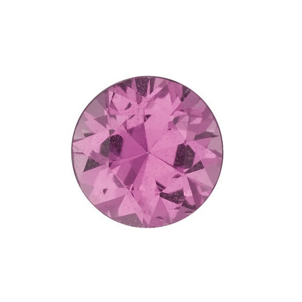 Zafír ružový okrúhly 2,5 mm 0,068ct Diamantový ZFRDAARO-2,5