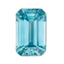Zirkon blue emerald 6 x 4 mm, AA, Fazetovaný