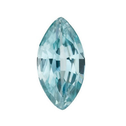 Zirkon blue markíz 6 x 3 mm 0,37ct Fazetovaný ZCMFAAAQ-6