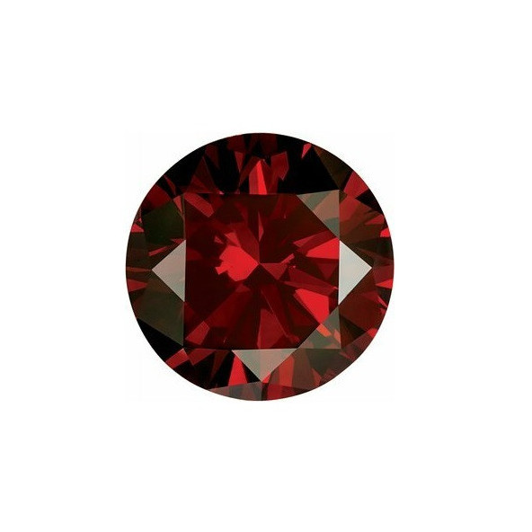 Prírodný diamant červený okrúhly briliant 4 mm 0,25ct Diamantový BIRDD12S-4