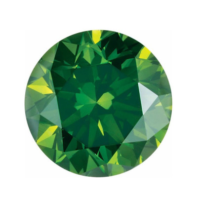 Prírodný diamant zelený okrúhly briliant 1,8 mm 0,025ct Diamantový BIRDG12GR-1,8