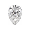 LAB diamant biely slza 4 x 2,5 mm 0,11ct, Fazetovaný