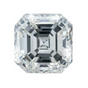LAB diamant biely asscher 10 x 10 mm 6,1ct, Fazetovaný