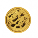 Investičná zlatá minca 1 g Panda 10 CNY