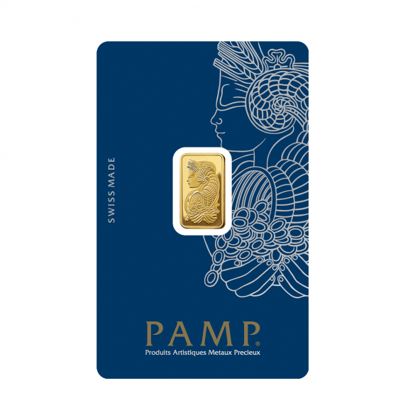 Investičná zlatá tehla 2,5 g razená Pamp Fortuna 86150002 (3)