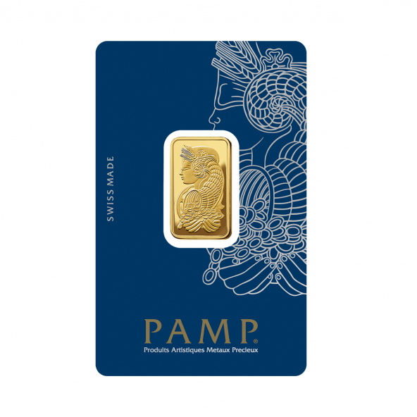 Investičná zlatá tehla 10 g razená Pamp Fortuna 86150010 (3)