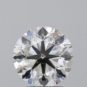 Prírodný diamant okrúhly briliant, SI2, H, 2,5ct, GIA