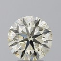 Prírodný diamant okrúhly briliant, SI3, N, 3ct, POD