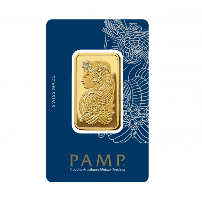 Investičná zlatá tehla 1 oz razená Pamp Fortuna 86150031 2