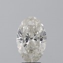 Prírodný diamant oval, I1, F, 4,09ct, POD