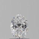 Prírodný diamant oval, SI1, D, 0,51ct, GIA