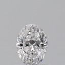 Prírodný diamant oval, SI1, D, 0,51ct, GIA