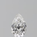Prírodný diamant hruška, VS1, D, 0,51ct, GIA