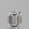 Prírodný diamant emerald, VS2, D, 0,51ct, GIA