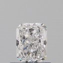 Prírodný diamant radiant, SI1, D, 0,51ct, GIA