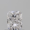 Prírodný diamant radiant, SI2, D, 0,51ct, GIA