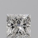 Prírodný diamant princess, VS2, G, 0,52ct, GIA
