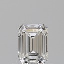 Prírodný diamant emerald, SI1, G, 0,52ct, GIA