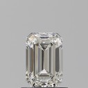 Prírodný diamant emerald, VS1, H, 0,72ct, GIA