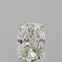 Prírodný diamant radiant, SI1, I, 0,72ct, GIA