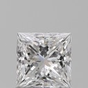 Prírodný diamant princess, VS2, D, 0,74ct, GIA