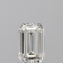 Prírodný diamant emerald, SI1, H, 0,78ct, GIA