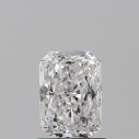 Prírodný diamant radiant, SI1, D, 0,83ct, GIA