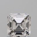 Prírodný diamant štvorcový emerald, VS1, F, 0,85ct, GIA
