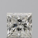 Prírodný diamant princess, SI2, J, 0,91ct, GIA