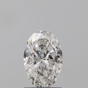 Prírodný diamant oval, SI2, F, 0,91ct, GIA
