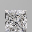Prírodný diamant princess, VS2, E, 1,20ct, GIA