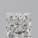 Prírodný diamant princess, SI1, F, 1,20ct, GIA