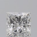 Prírodný diamant princess, SI2, E, 1,20ct, GIA