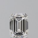 Prírodný diamant emerald, VS2, E, 1,20ct, GIA