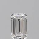 Prírodný diamant emerald, VS1, D, 1,34ct, GIA