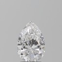 Prírodný diamant hruška, SI1, D, 1,50ct, GIA