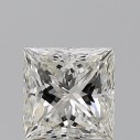 Prírodný diamant princess, SI1, I, 1,51ct, GIA