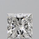 Prírodný diamant princess, SI2, H, 1,51ct, GIA