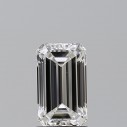 Prírodný diamant emerald, VS1, F, 1,51ct, GIA