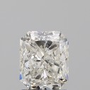 Prírodný diamant radiant, SI1, H, 1,51ct, GIA