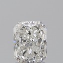 Prírodný diamant radiant, SI1, H, 1,51ct, GIA
