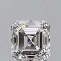 Prírodný diamant štvorcový emerald, VS1, F, 1,51ct, GIA